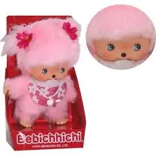 PELUCHE POUPEE ET FLEUR