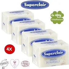 SAVON SUPERCLAIR 5X200G PAQUET