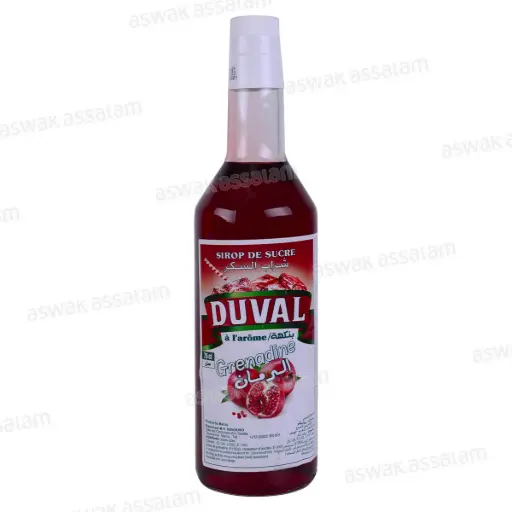 [6111170000029] SIROP DE SUCRE DUVAL A L'AROME GRENADINE 75CL