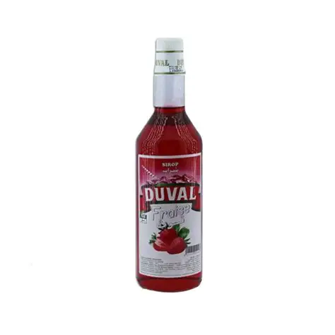 [6111170000043] SIROP DE SUCRE DUVAL FRAISE 75CL