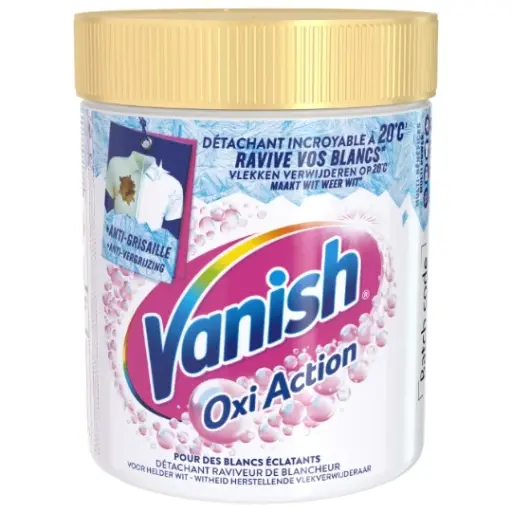 [3059942033680] VANISH OXI ACTION DETACHANT INCROYABLE + UN BLANC PLUS BLANC 500G