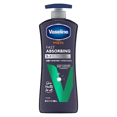 [305210416383] VASELINE MEN FAST ABSORBING 600ML
