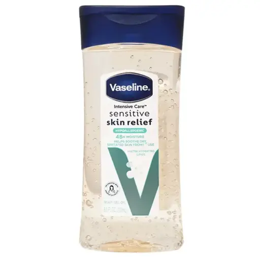 [305210287358] VASELINE SENSITIVE SKIN RELIEF BODY OIL 200ML