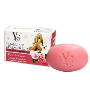 [8859362510731] YC FEMININE COLLAGEN SOAP ROSE 100G