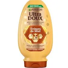 [3600542525848] GARNIER ULTRA DOUX APRES-SHAMPOOING TRESORS DE MIEL 250ML