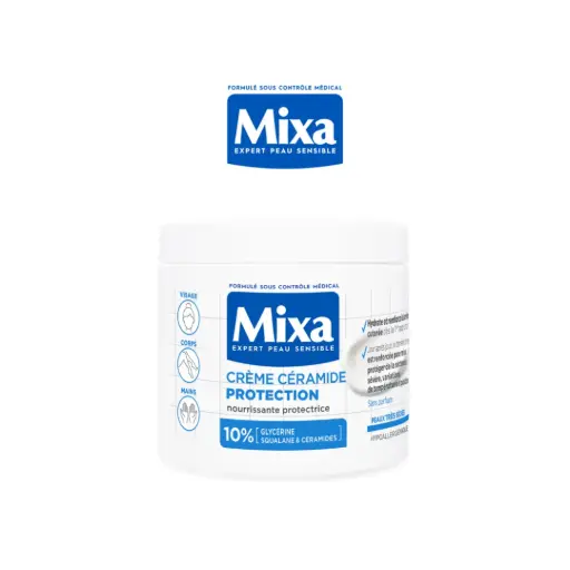 [3600551135786] MIXA EXPERT PEAU SENSIBLE CREME CERAMIDE PROTECTION 10% GLYCERINE, SQUALANE & CERAMIDES 400ML