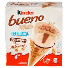 [8000500384718] KINDER BUENO WHITE SO CREAMY 360ML
