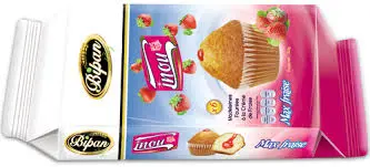 [6111242330108] BIPAN FIRASSE MADELEINES FOURREES CREME FRAISE 100G