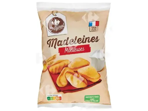 [6111242330504] BIPAN FECHTA MADELEINES AUX OEUFS FRAIS 250G