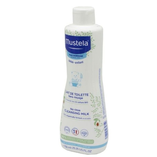 [3504105034719] MUSTELA LAIT DE TOILETTE SANS RINCAGE 750ML