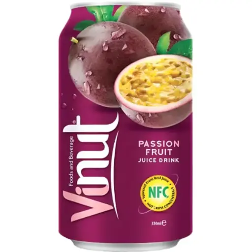 [8936121110408] VINUT PASSION FRUIT 330ML