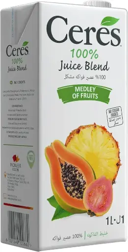 [6001240100660] CERES 100% MEDLEY OF FRUITS  FRUIT JUICE BLEND 1L