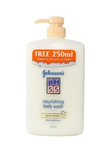 [9556006060803] FREE 250ML JOHNSON'S PH 5.5 NOURISHING BODY WASH WITH HONEY 1000ML