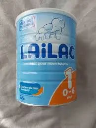 [3575410879166] LAILAC LAIT POUR NOURRISSONS 1 0-6MOIS 800G