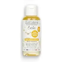 [3760100682441] EVOLUDERM BEBE HUILE D'AMANDE DOUCE DES LA NAISSANCE 100ML