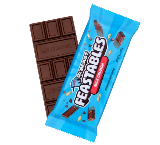 [1230000168007] MRBEAST FEASTABLES MILK CRUNCH 60G
