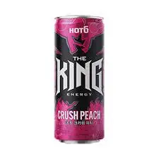 [8801056234423] HOT6 THE KING ENERGY CRUSH PEACH 355ML