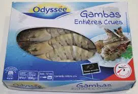 [3250391422746] ODYSEE GAMBAS ENTIERES CRUES 800G