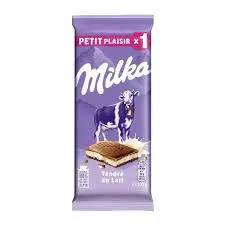 [7622400893124] MILKA TENDRE LAIT CHOCOLAT 100G