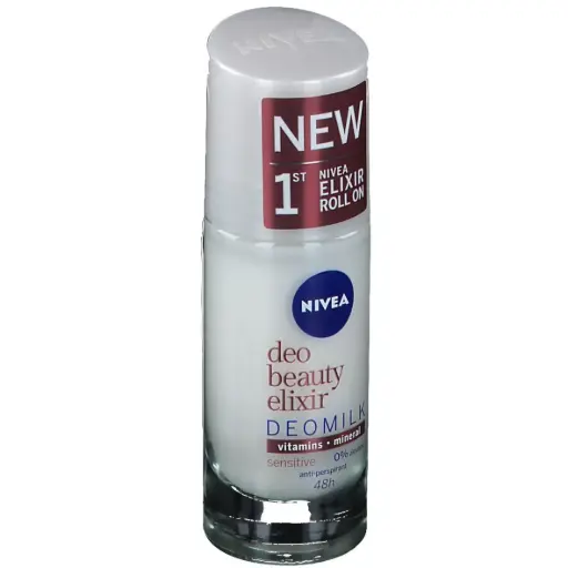 [40064642] NIVEA DEO BEAUTY ELIXIR DEO MILK VITAMINS MINERAL ANTI-PERSPIRANT 48H