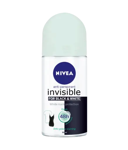 [8850303035818] NIVEA BLACK ET WHITE INVISIBLE ×5 48H ANTI-PERSPIRANT 50ML