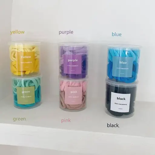 [6978455240002] GIRART HAIR TIES STORAGE BOX CHOUCHOU EN BOITE 