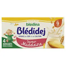 [3041090602054] BLEDINA BLEDIDEJ SAVEUR MADELEINE 4X250ML