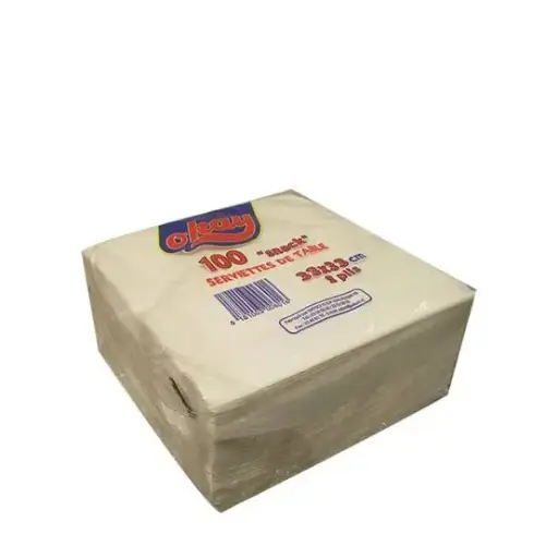 [6181003006023] OKAY 100 33×33CM SERVIETTES DE TABLE 