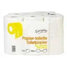 [5400141536058] EVERYDAY PAPIER-TOILETTE MAXI ROULEAUX 12×396×2