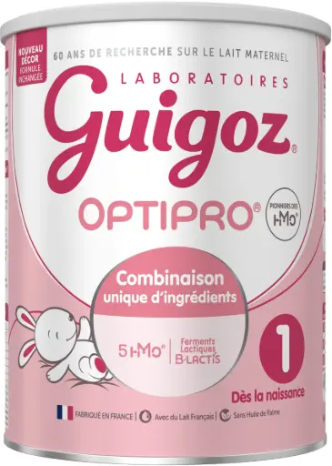 [8445290000842] LABORATOIRES GUIGOZ OPTIPRO COMBINAISON UNIQUE D'INGREDIENTS DES LA NAISSANCE N°1 830G
