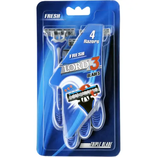 [6222001556247] 4 RAZORS FRESH LORD 3 BLADES 